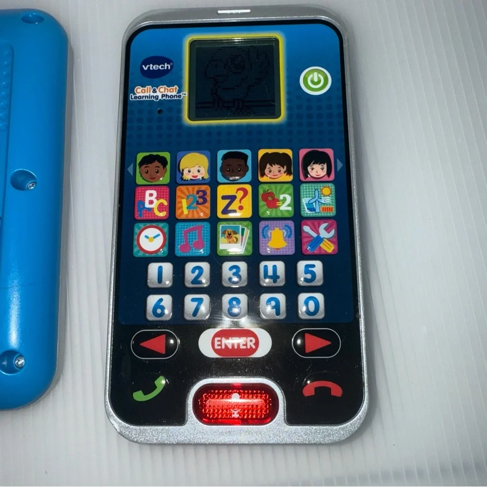 V-Tech Chat and Call Kids' Learning Phone toy 6”X3” lights & Sounds 3 available